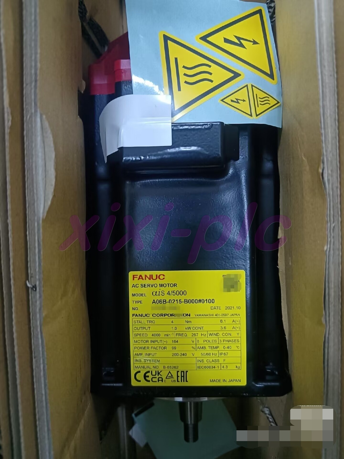 1 pcs  NEW  Fanuc  A06B-0215-B000#0100   servo motor  DHL shipping