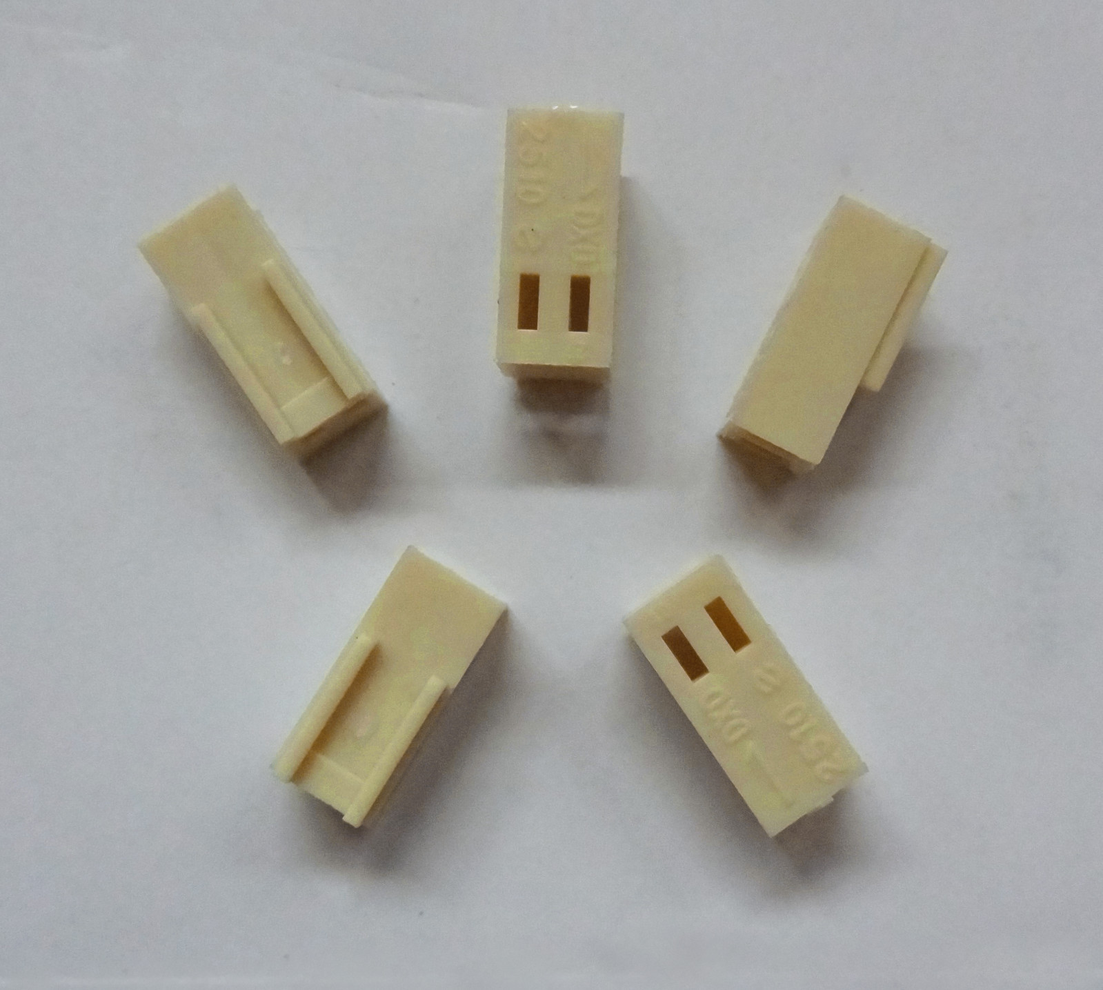 2 Pin Female Fan Connector Housing 2.54mm Pitch 10 Pack