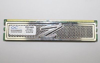 OCZ Platinum 4GB (4 x 1GB) 240-Pin DDR2 SDRAM DDR2 800 (PC2 6400) Quad Kit Desk