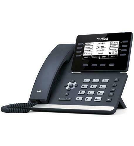 Box of 5 Yealink SIP-T53 Corded Telephone - Black