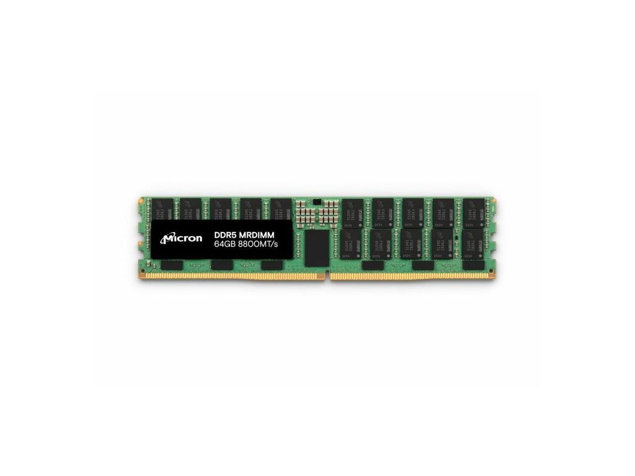 Micron 64GB DDR5-8800 MRDIMM 4Rx8 CL36 - 8800 MHz Quad-rank Memory - CL36 - 1.10