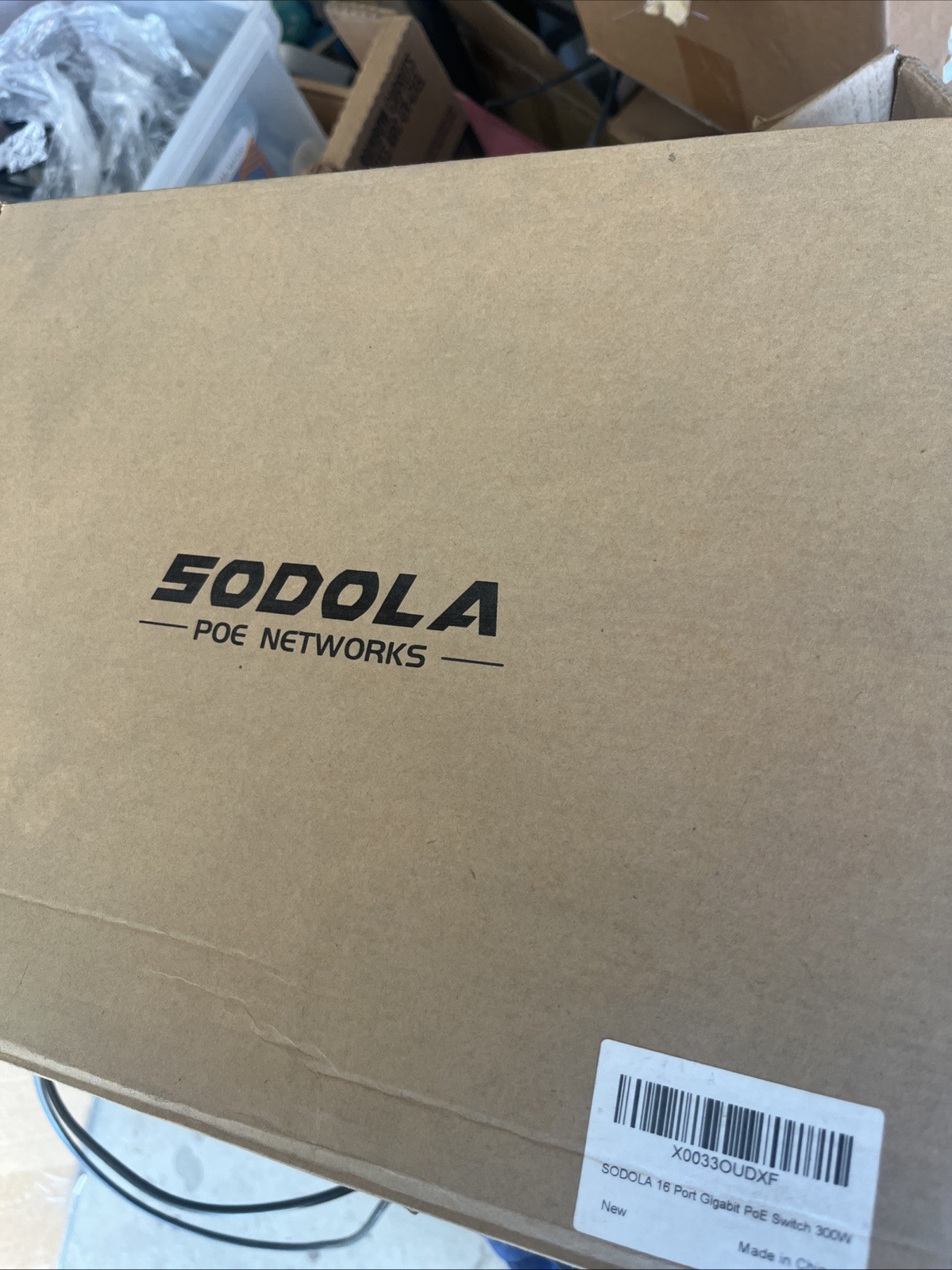 SODOLA 16 Port Gigabit PoE Switch/16 PoE+ Ports 100Mbps, 2 Gigabit Ethernet 1SFP