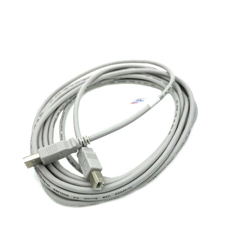 15ft USB Cord WHT for CANON MP520 MP530 MX700 MG5220 MG3620 MG5420 MG5120 MG7120