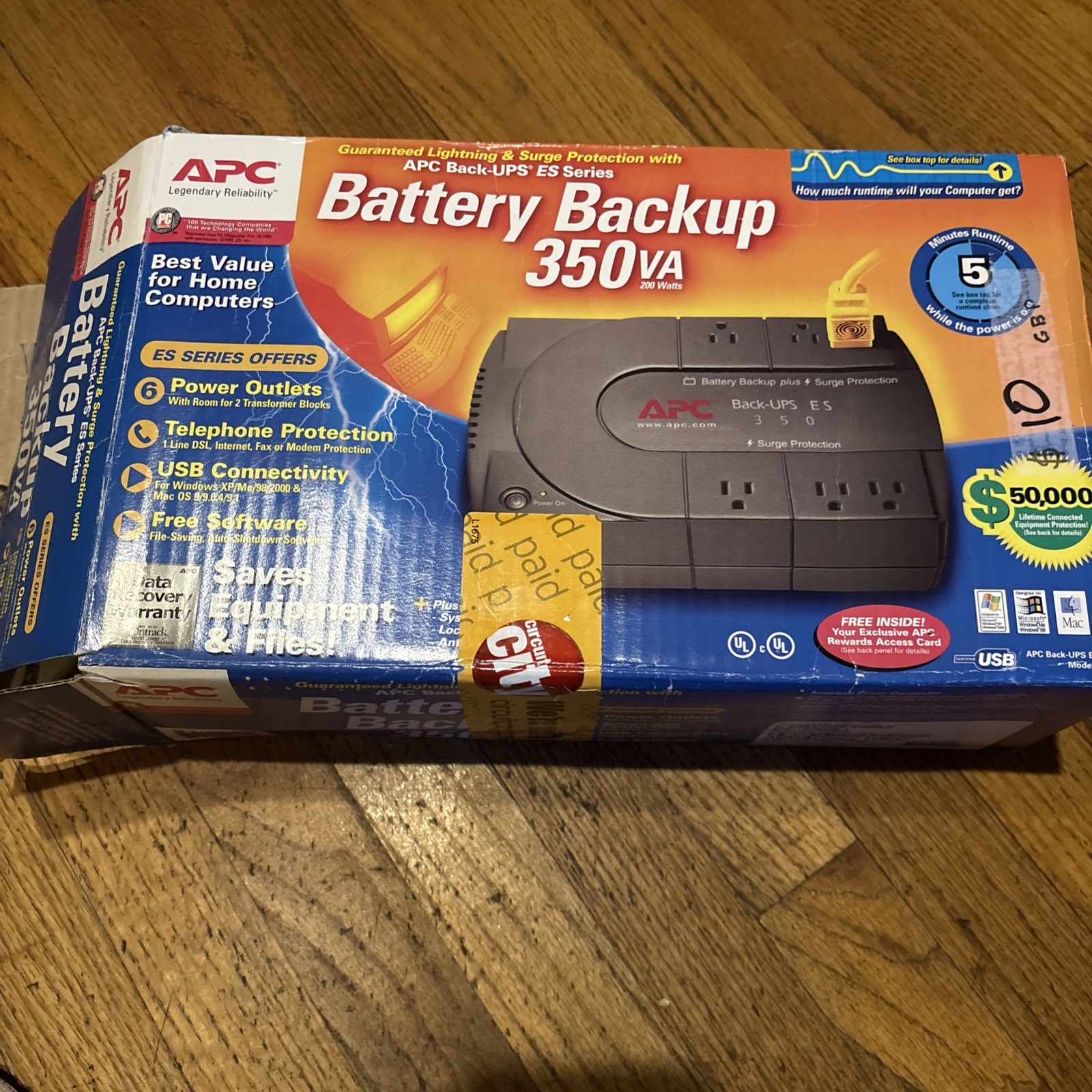 APC Back-UPS 350 (BE350U) UPS System