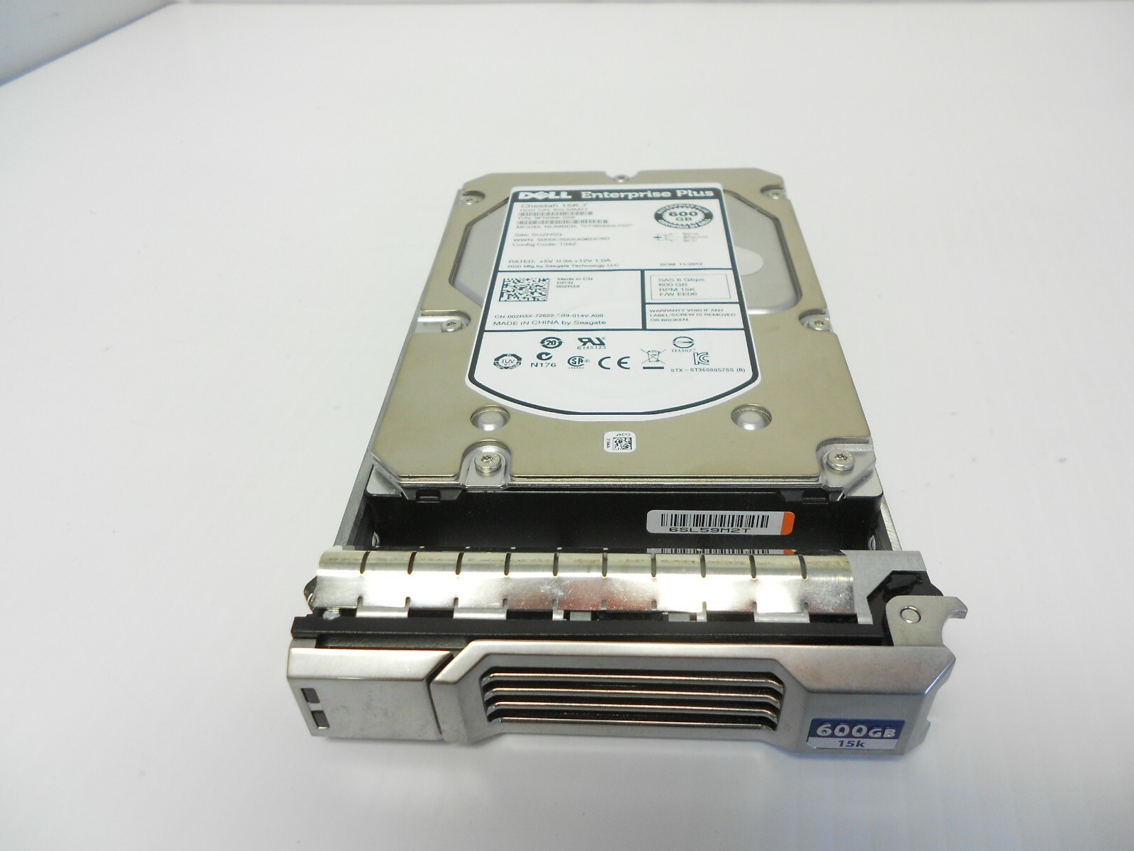 Dell EqualLogic 0VX8J 600GB 15K SAS Hard Drive PS6100 PS6110 PS6210 9FN066-057