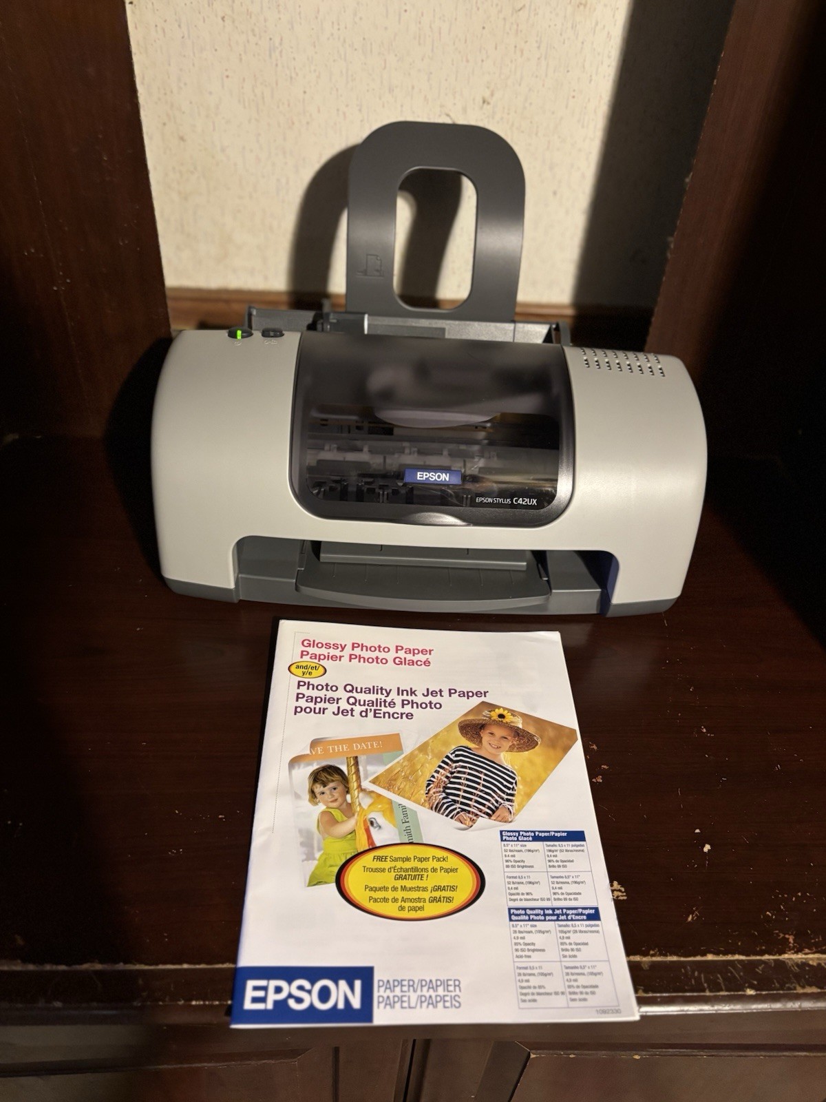 Epson Stylus C42UX Standard Inkjet Printer Original Package