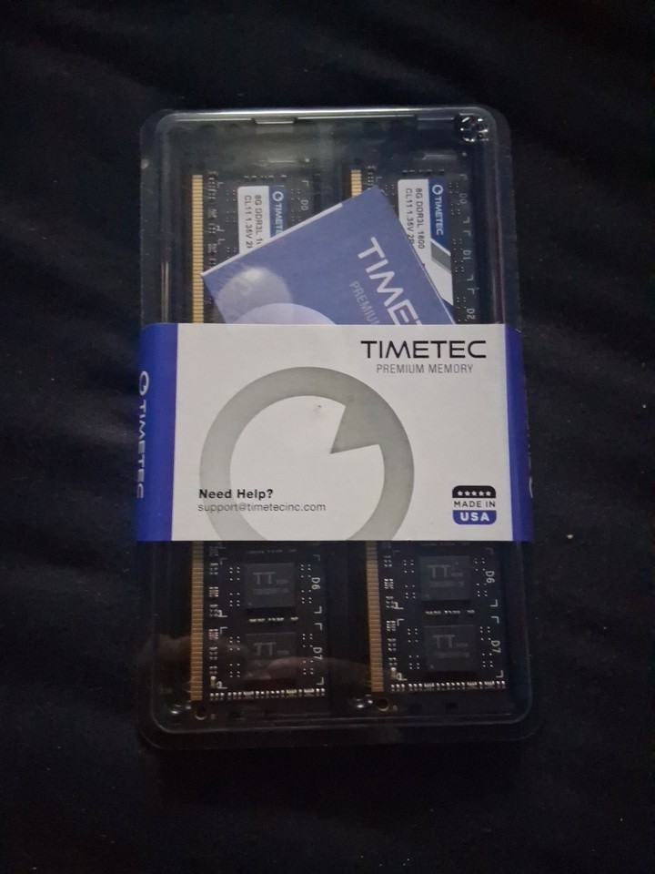 Timetec 2X8Gb (16GB Kit) DDR3L DDR3 1600Mhz (DDR3L-1600) Desktop RAM 