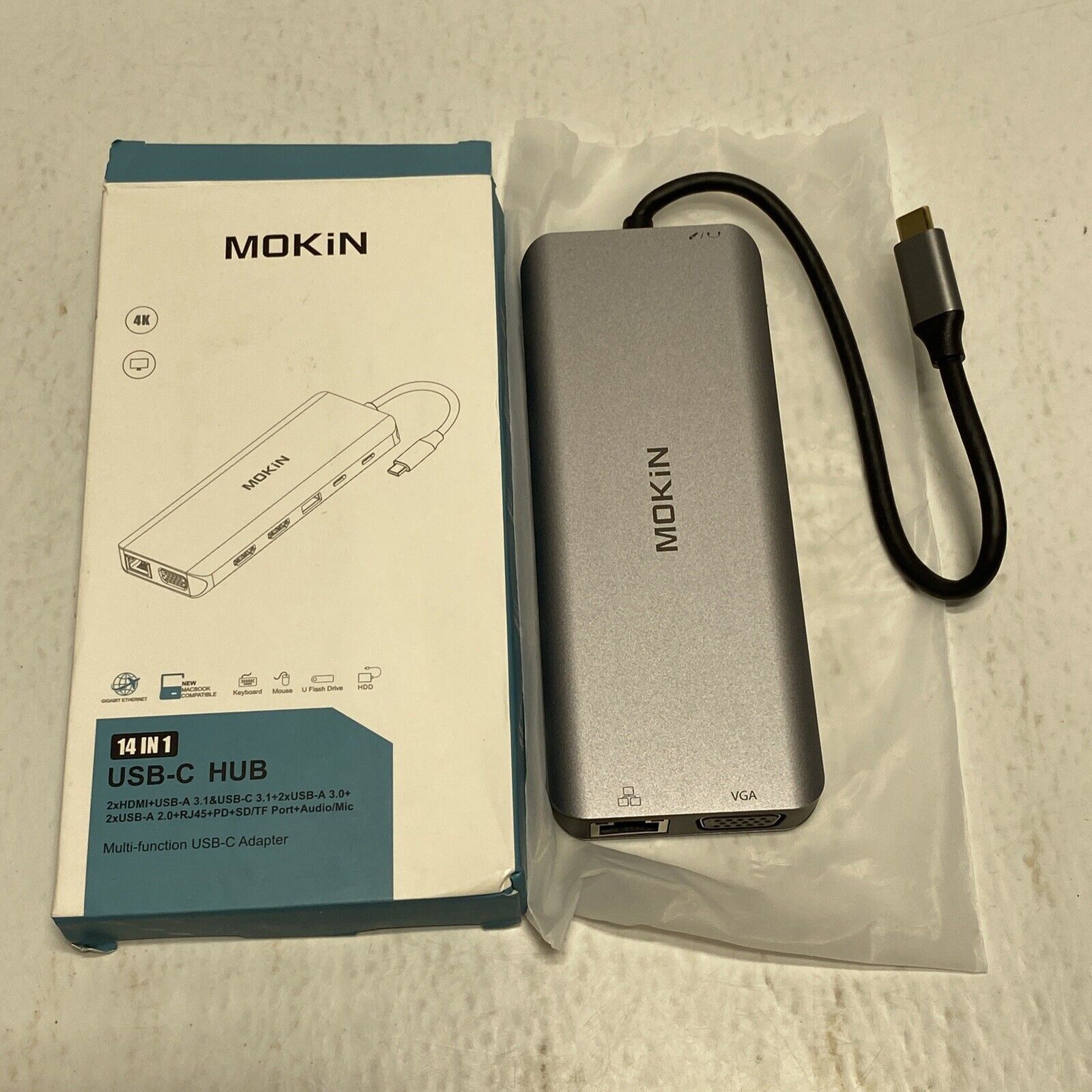 14 in 1 Mokin Multi-function USB-C HUB Adaptor, MOUC0218