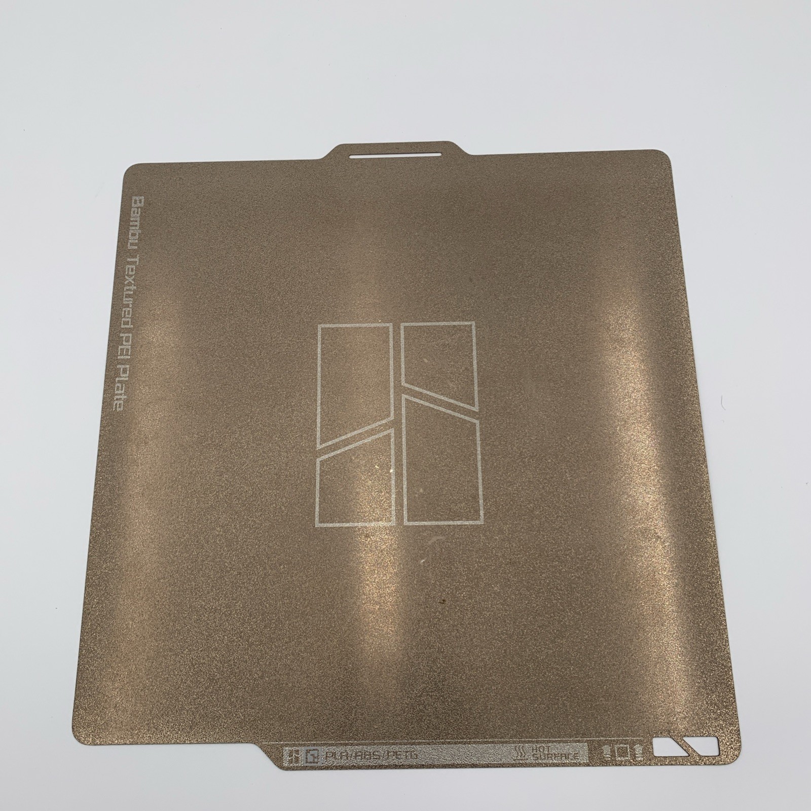 Bambu Lab Bambu Textured PEI Plate - Gold 256 x 256 Build Plate - A1 P1 X1 P2 X2