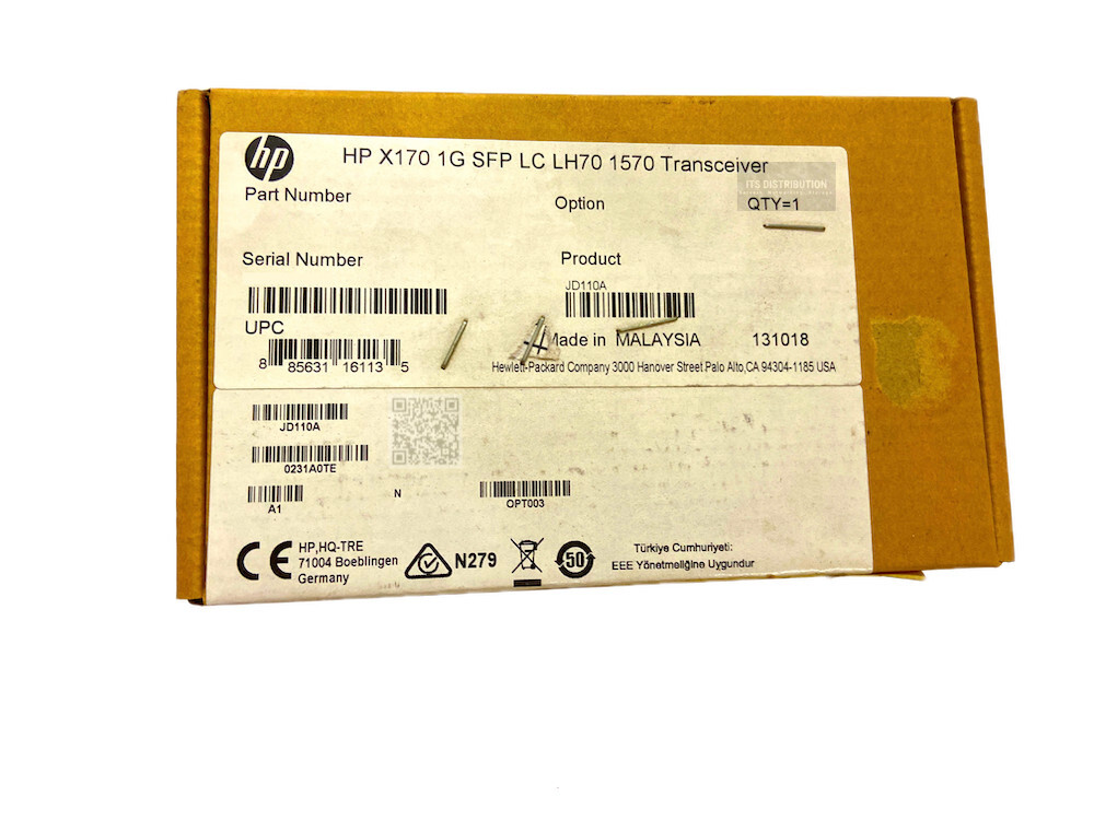 JD110A I Genuine HP X170 1570 SFP Module 1 x 1000Base-LH1 0231A450 NEW SEALED