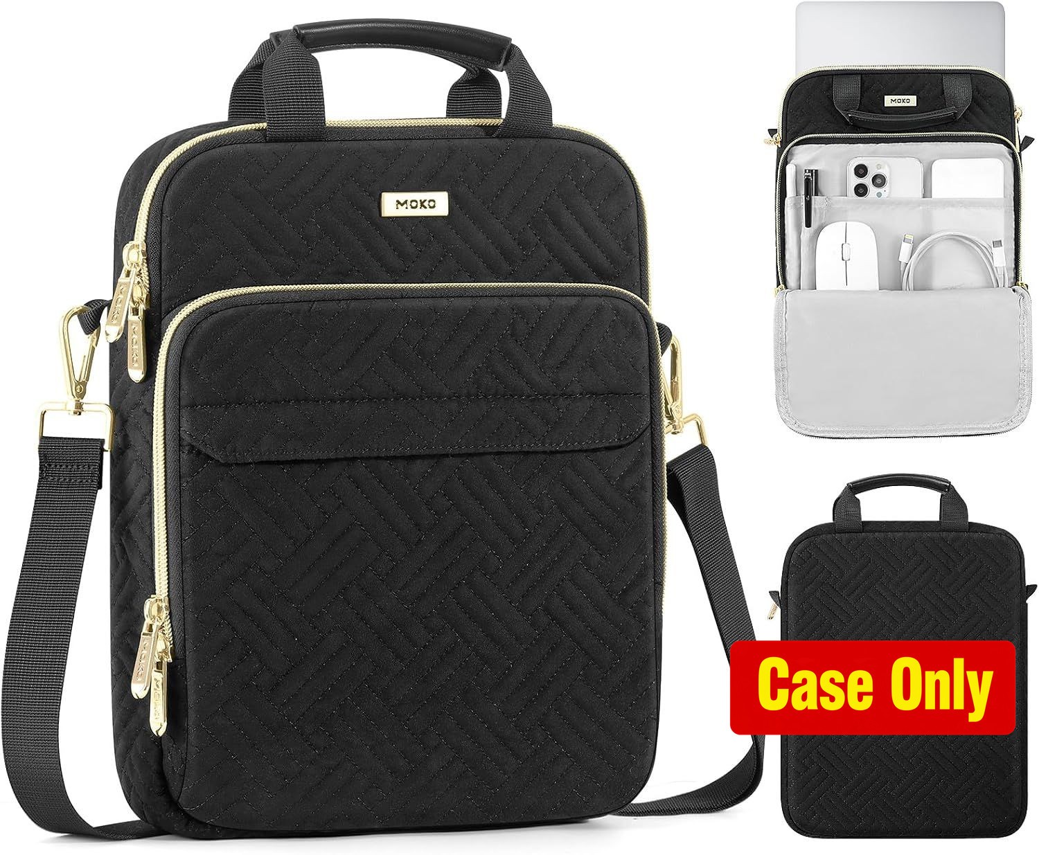 Case for 15-inch Laptop Sleeve Shoulder Bag with Handle