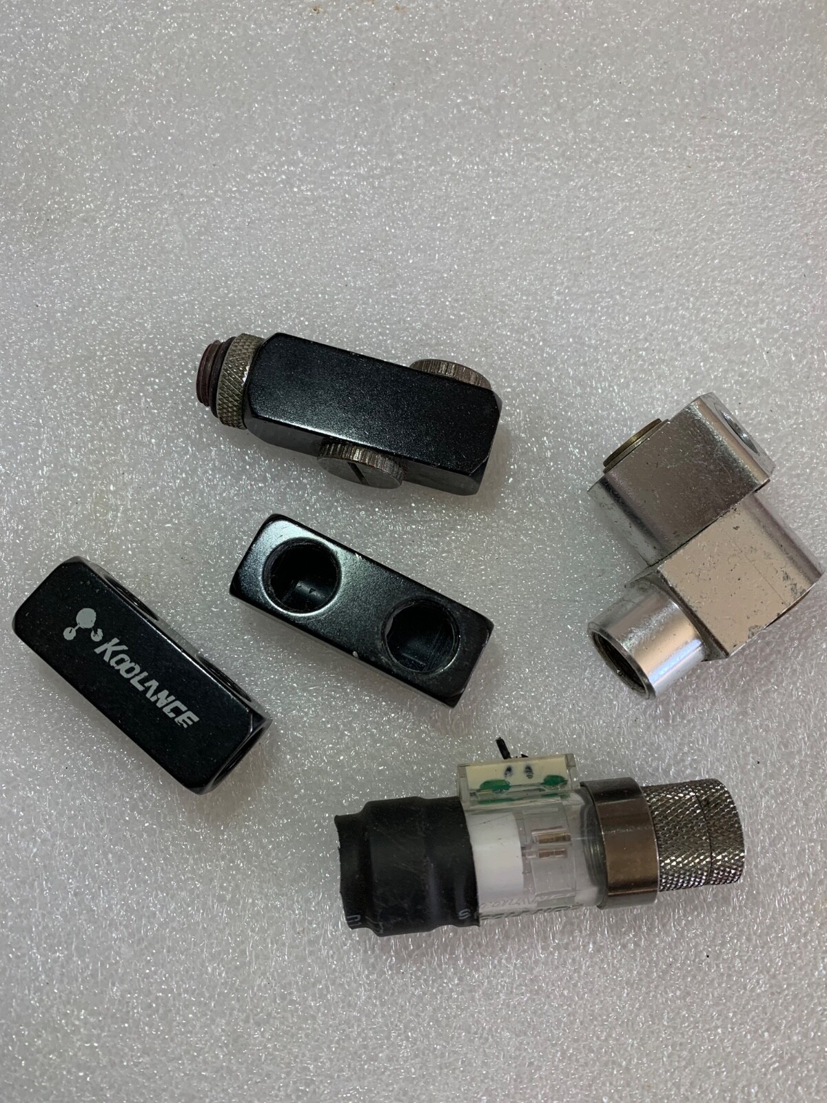 5X Koolance FITTINGS  MIX LOT- 1/2