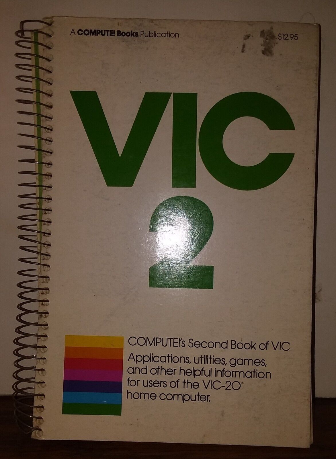 Commodore VIC-20 Book - Compute's Second Book of VIC - VIC 2 - 1983 Vintage