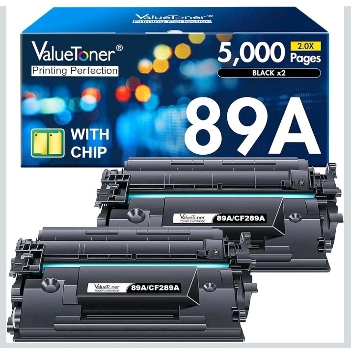 Valuetoner 89A Toner Cartridge Black Compatible Replacement for HP 89A CF289A...