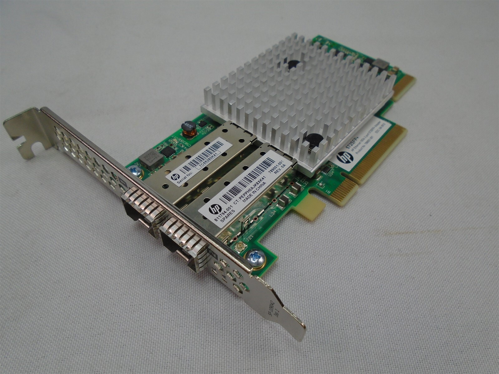 HP 811794-001 789001-001 ETHERNET 10GB 2-PORT 572SFP+ ADAPTER