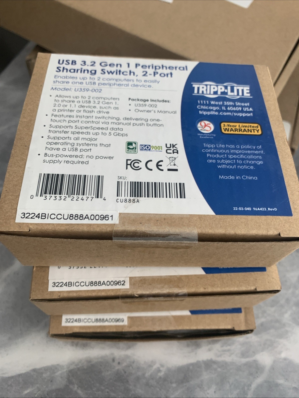 Tripp Lite Usb 3.2 Gen 1 Peripheral Sharing Switch