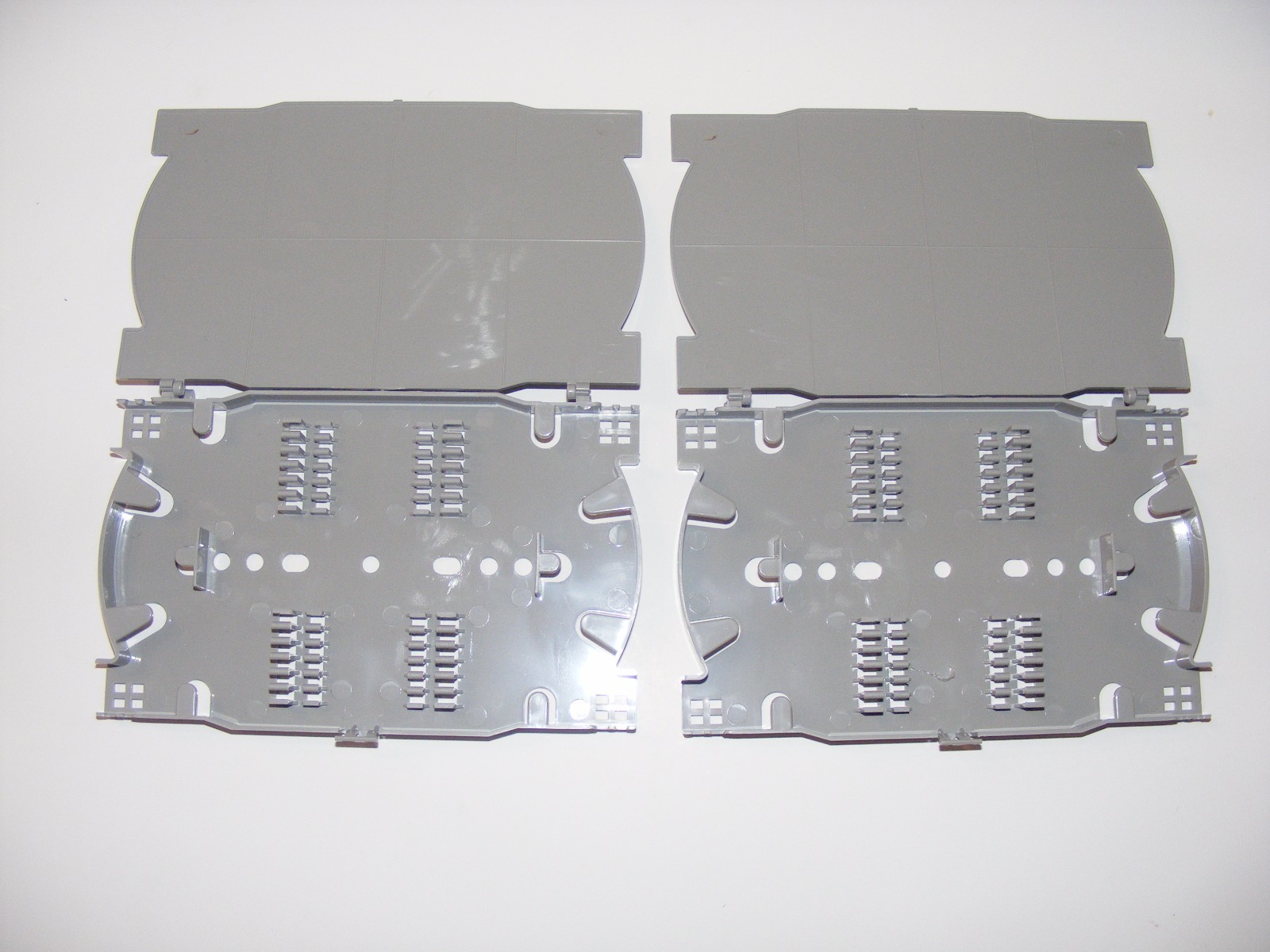 fiber optic splice tray 12 / 24  cores heat fusion heat shrink chip small x2 