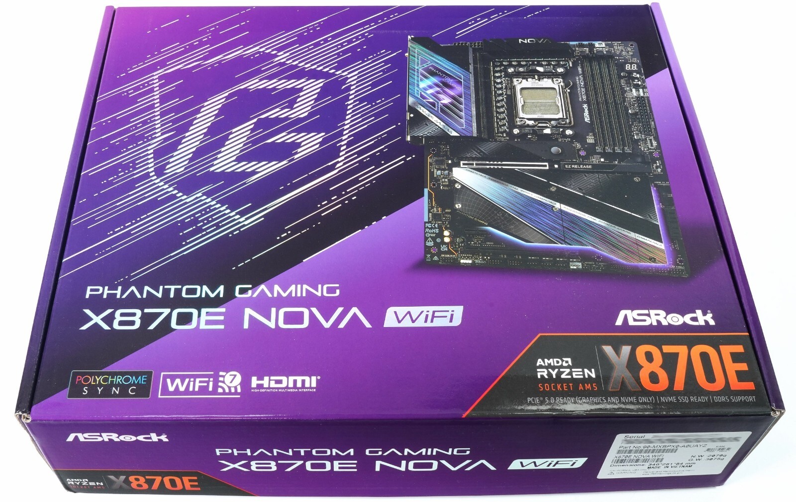 NEW ASROCK X870E NOVA WIFI AM5 AMD ATX Motherboard - US IN HAND, SHIPS NOW 🚚💨