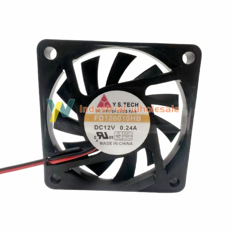 1pc brand new Y.S.TECH FD126010HB cooling fan DC12V 0.24A 60*60*10mm 2pin