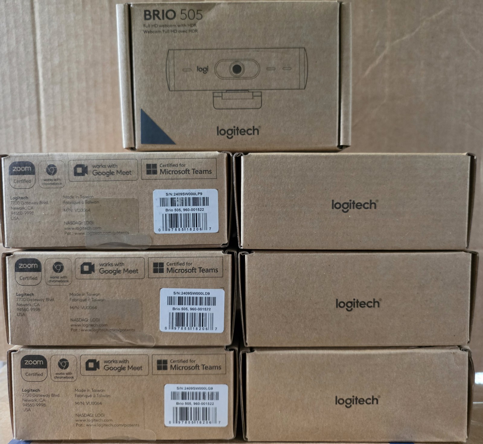 Logitech - Brio 505 Full HD Webcam - Brand New Factory Sealed