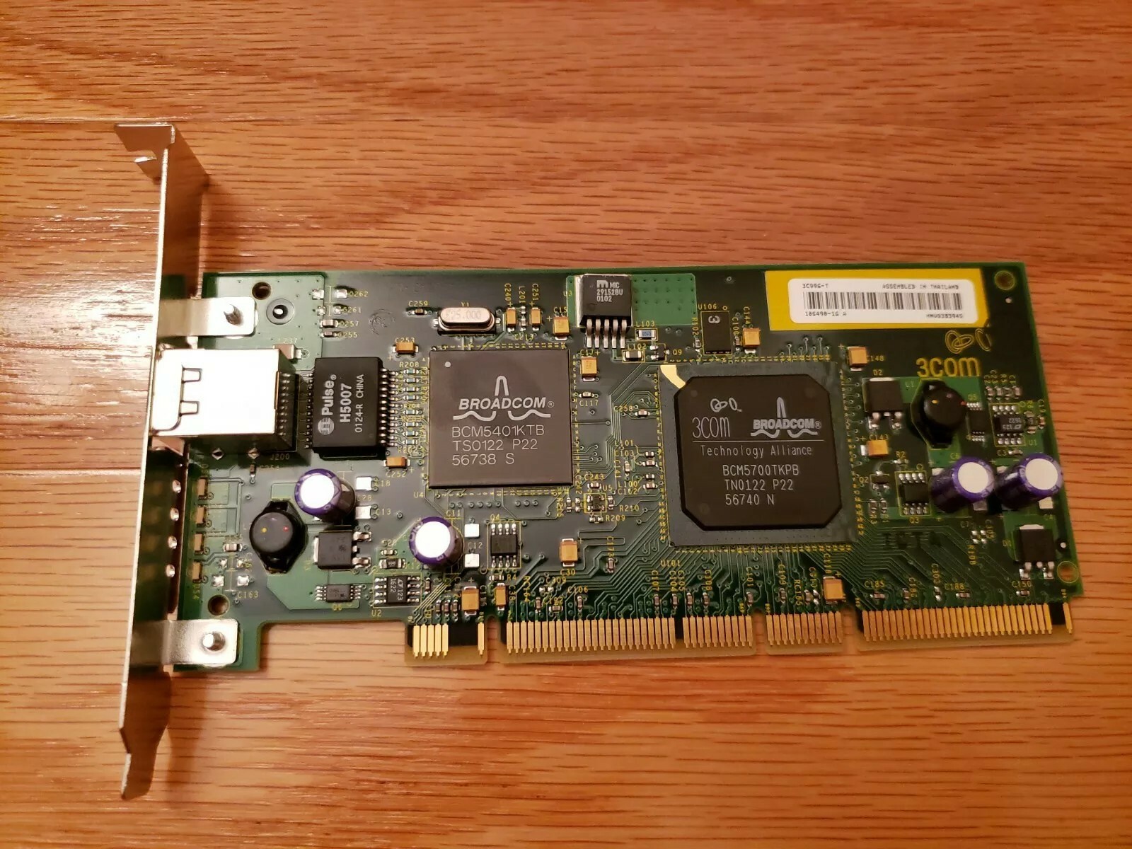 3Com 3C996-T PCI-X Server Network Card 106490-16 A 3C996T