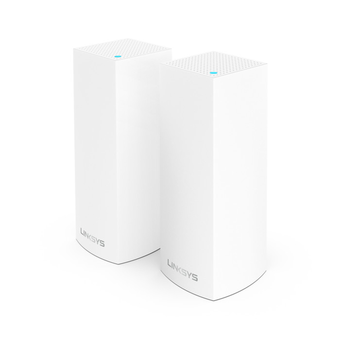 Linkysys WHW0302 WHW0301 Velop 1-4 Pack Tri-Band Whole-Home WiFi 5 System White