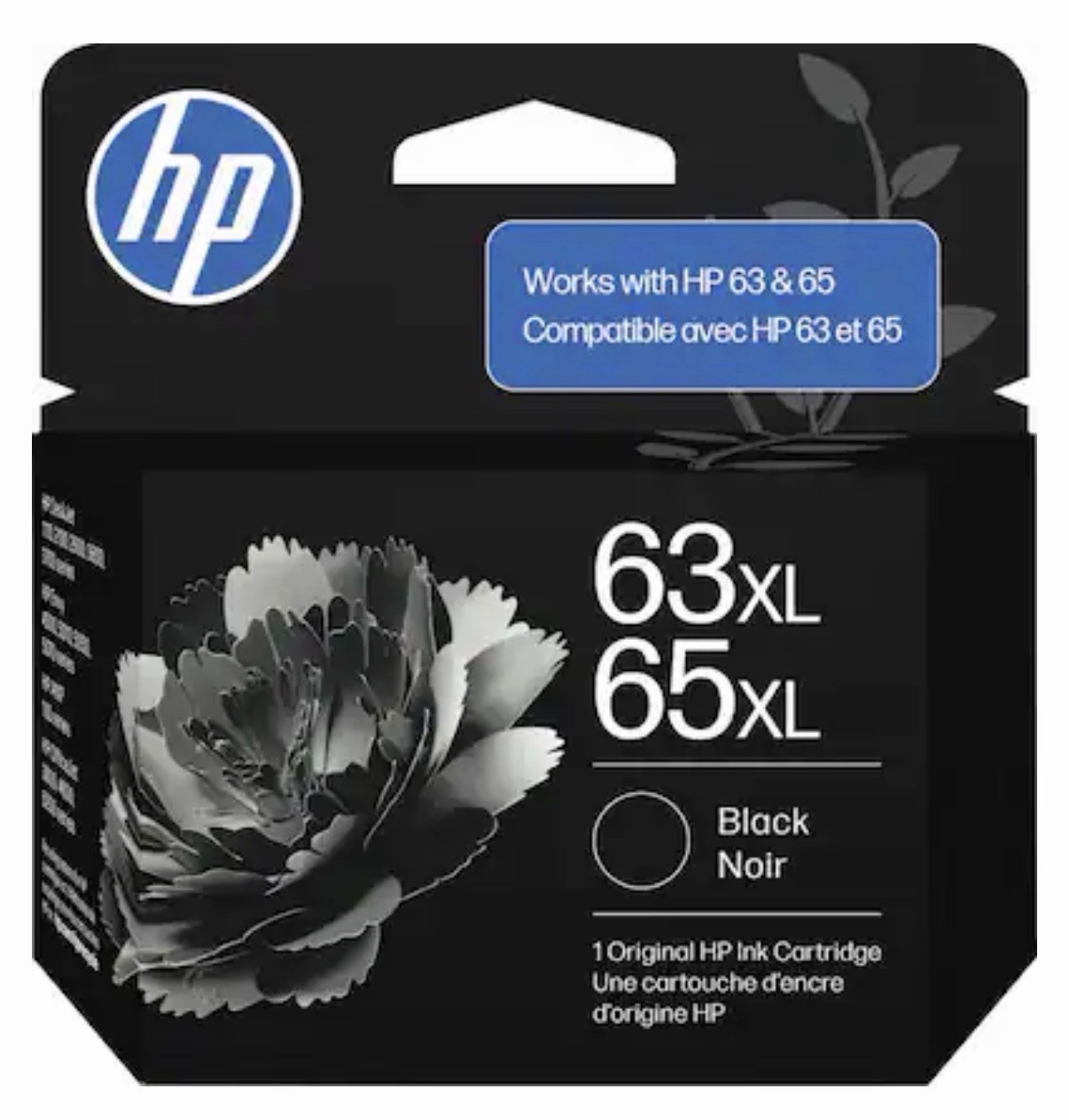 New HP 63XL 65XL High Yield Black Original Ink Cartridge B7RT5AN OEM EXP 12/27