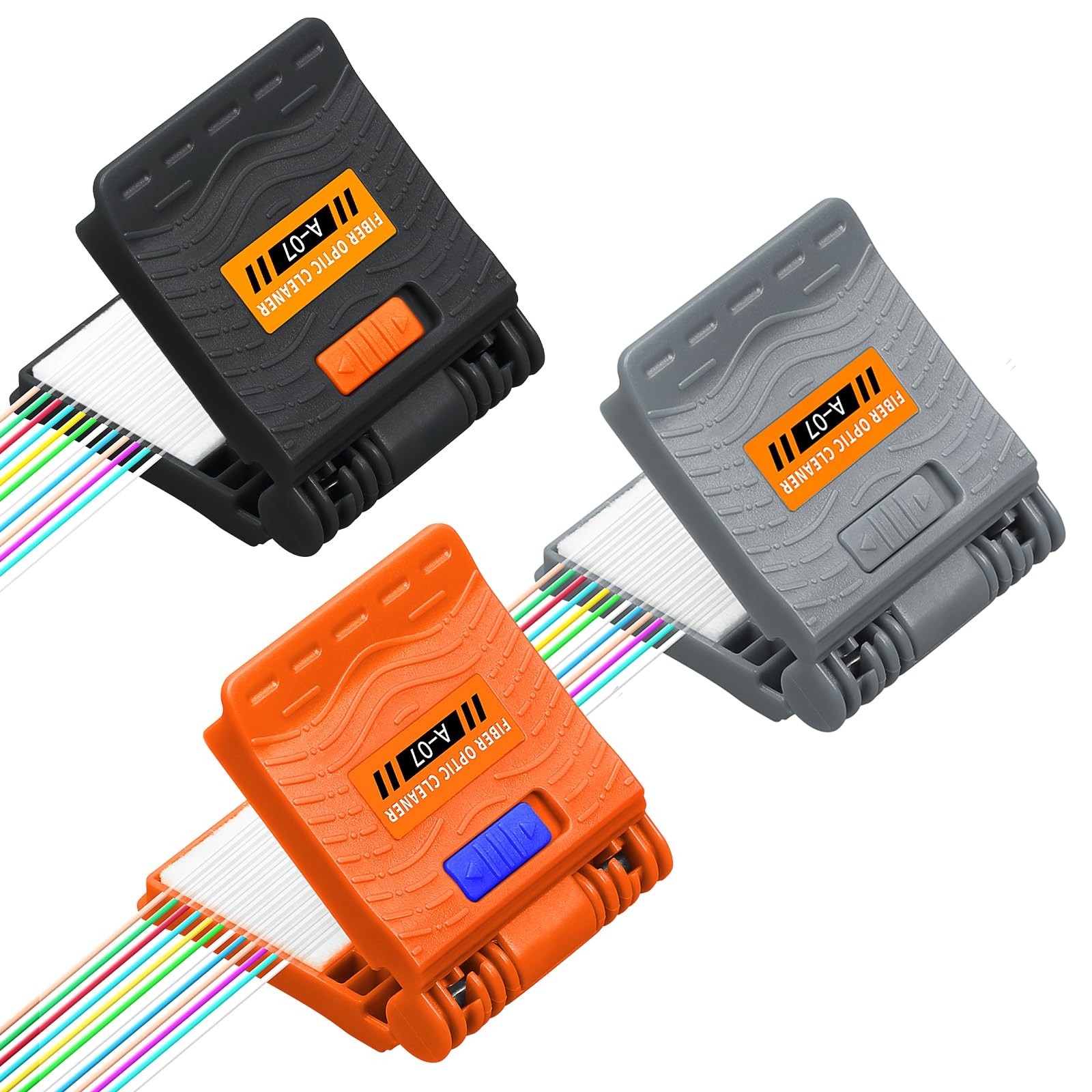 3PCS Multi Core Fiber Cleaning Tool A-07 Fiber Wiping Clip, With Opening And ...
