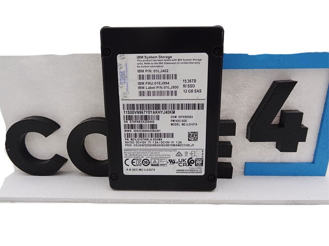IBM MZILG15THBLA 15.36TB SAMSUNG PM1653 2.5IN 24GBPS SAS SSD