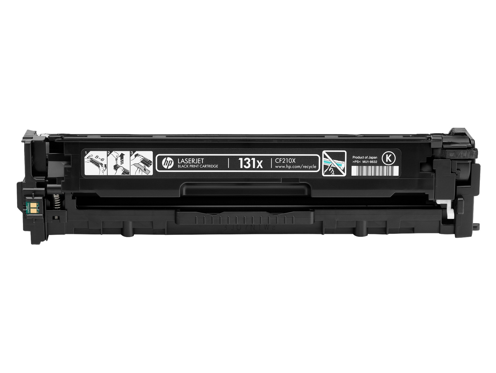 HP 131X High Yield Black Original LaserJet Toner Cartridge, ~2400 pages, CF210X