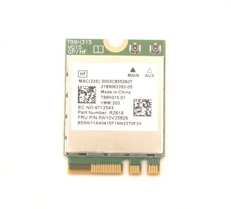 RTL8852CE for lenovo thinkpad E14 Gen 5 6 WIFI Bluetooth WLAN 5W10V25824