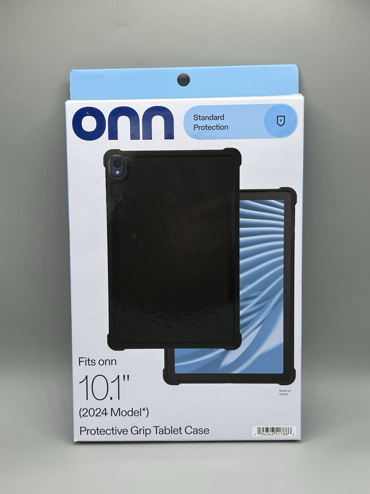 ONN Protective Grip Tablet Case Fits 10.1” (2024 Model) Standard Protection