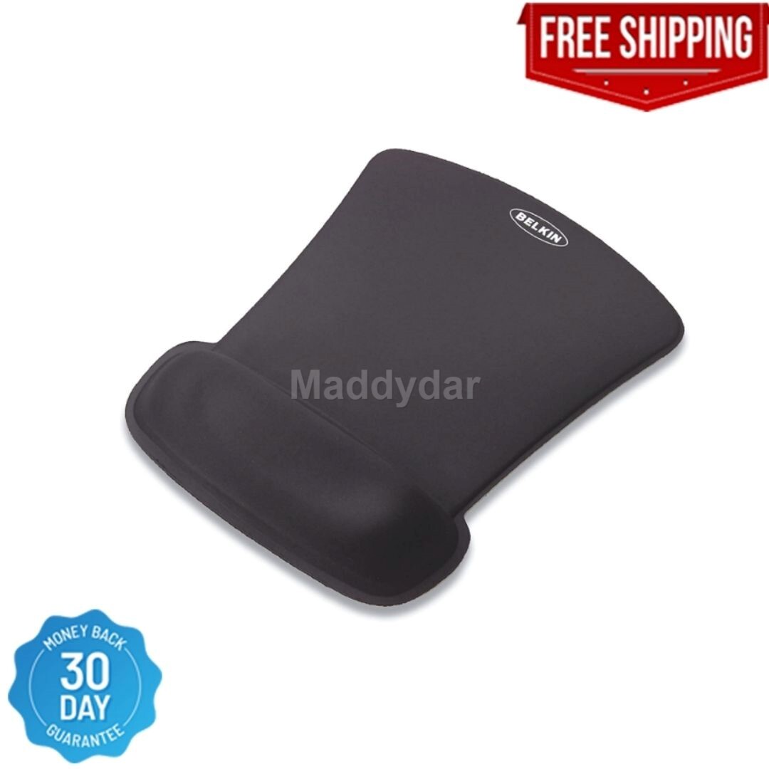 Belkin WaveRest Gel Mouse Pad, Black (F8E262-BLK)