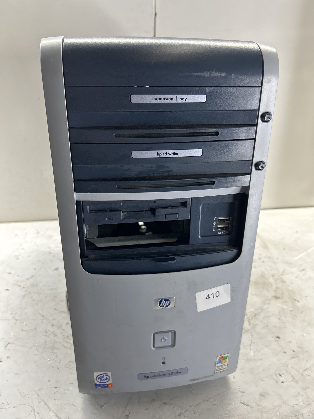 HP Pavilion A335W Intel Pentium 4 2.50GHz 768MB NO HDD