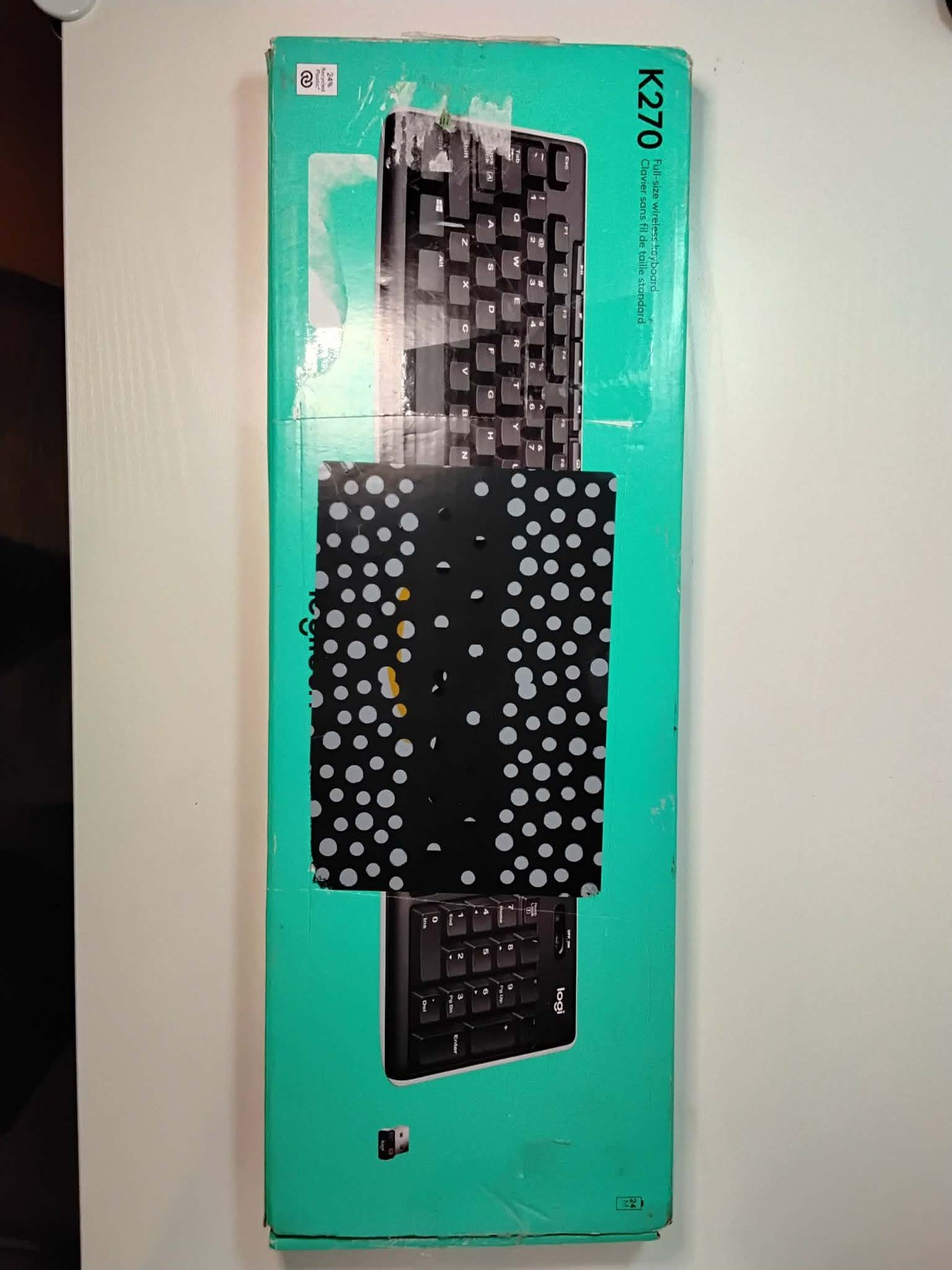 Teclado Inalámbrico Logitech K270, QWERTY Español