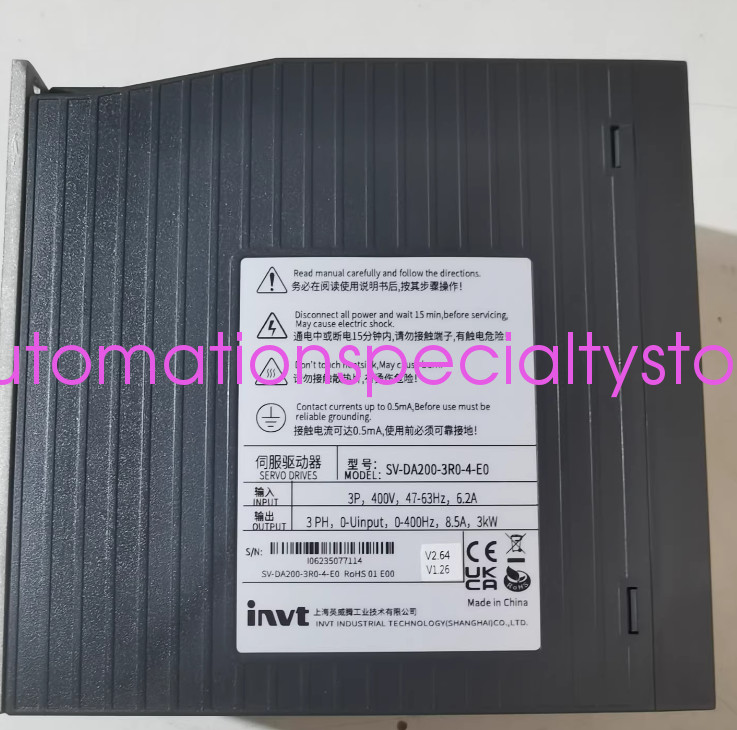 1PCS NEW INVT  SV-DA200-3R0-4-E0 Servo driver shipping  Via DHL or Fedex