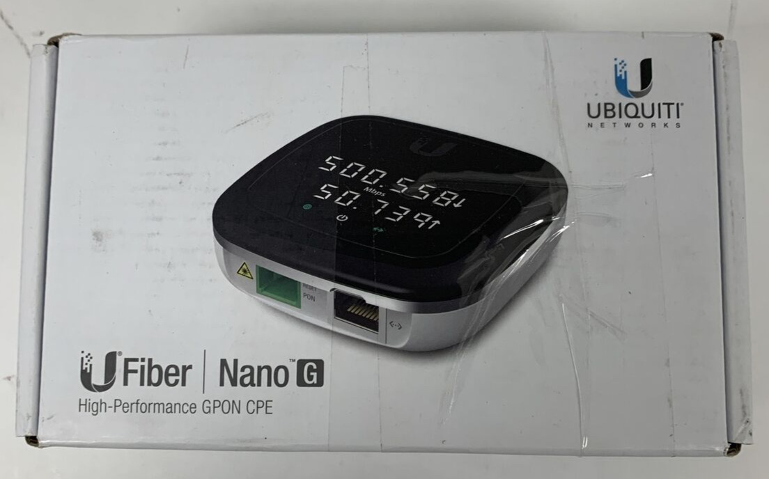 Ubiquiti UF-Nano U Fiber GPON ONU Gigabit Optical Network Unit -USED