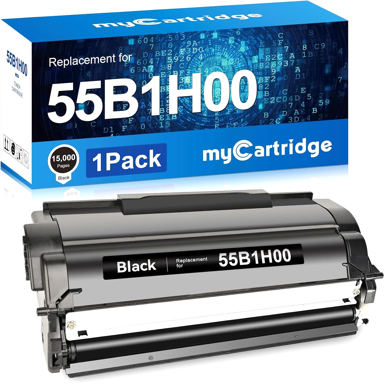 55B1H00 Black Toner Cartridge for Lexmark MS331, MS431, MX331 & MX432 Series