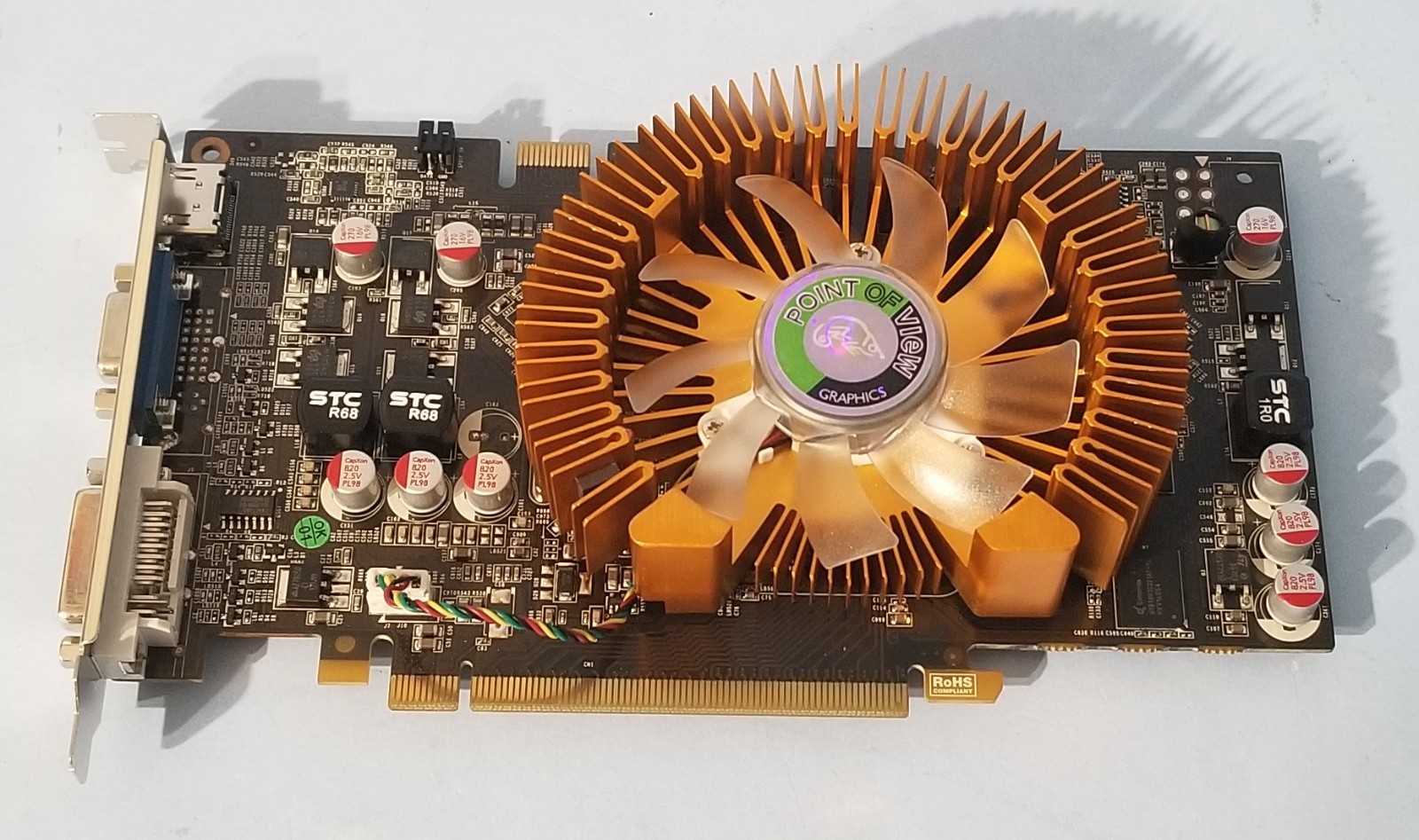 Nvidia GeForce 9800GT 1GB DDR3 HDMI Graphics Card R-VGA150913G Point of View