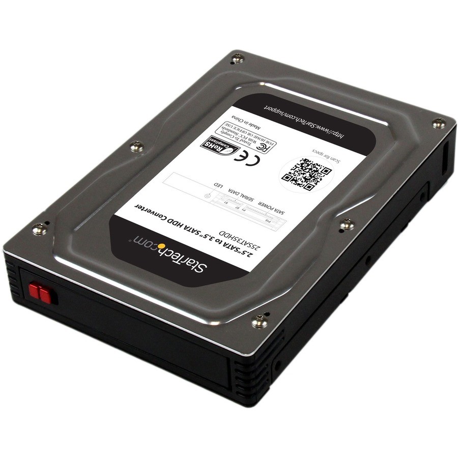 StarTech 2.5" to 3.5" SATA Aluminum Hard Drive Adapter Enclosure with SSD / HDD