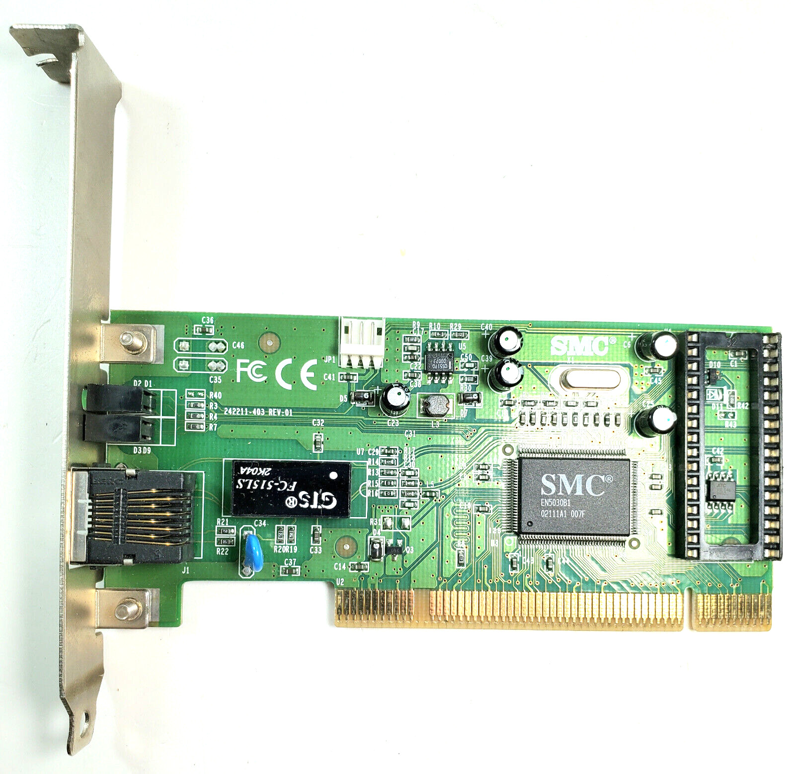Vintage SMC EZCard SMC1211TX 10/100 Ethernet Card