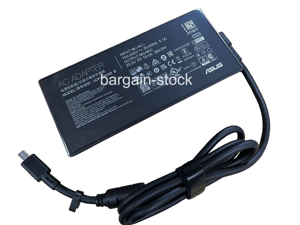 Genuine 20V 19A 380W ADP-380AB B AC Adapter Charger For ASUS ROG Strix G16 G615