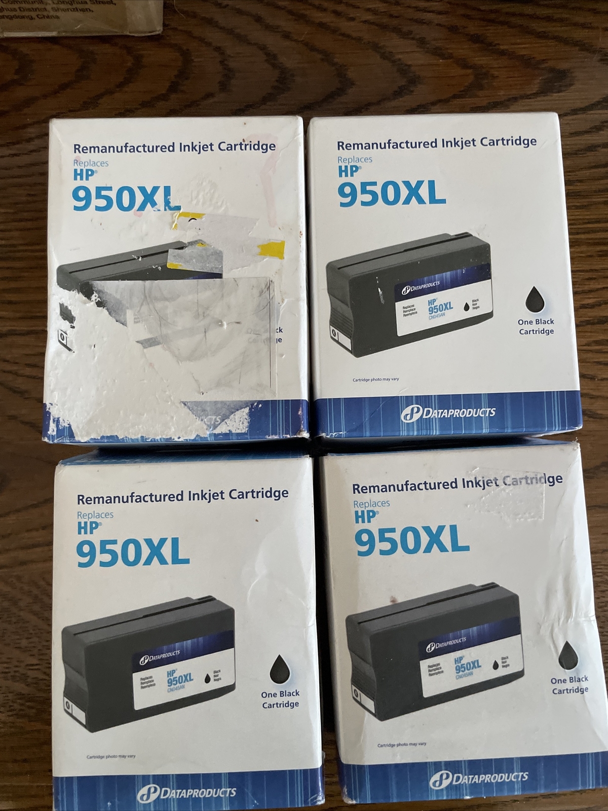 4 Dataproducts HP 950XL Black XL High Yield Single Ink Cartridge