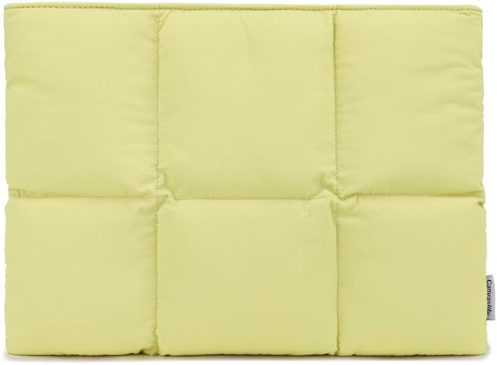 Quilted Puffer Laptop Case for Women, Puffy Laptop Sleeve 15 Inch for MacBook Pr