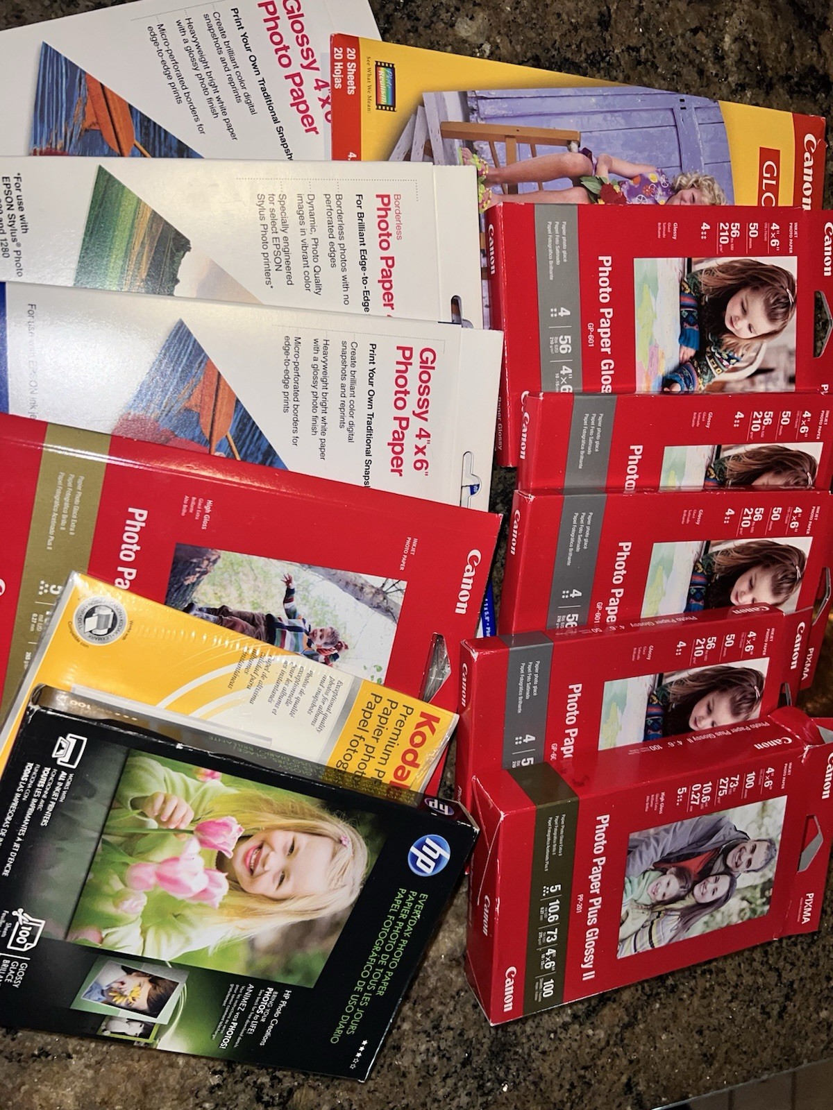 Huge Lot Of Photo Paper 500 Sheets 4x6 5x7