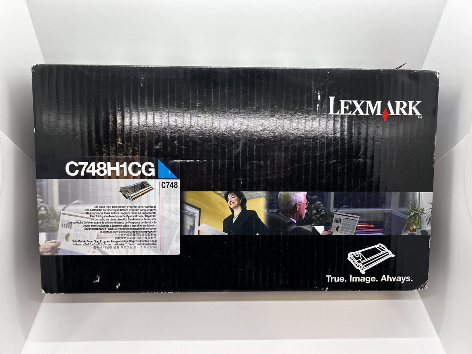 Genuine Lexmark C748H1CG (Cyan) High-Yield Toner Cartridge New in Box Sealed OEM