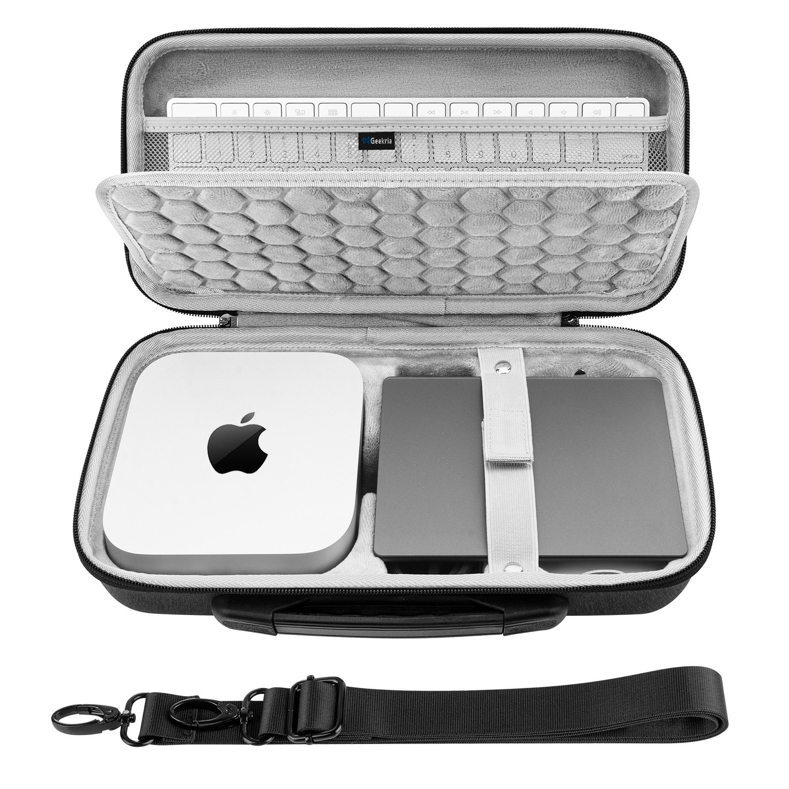 Geekria Hard Travel Case, Compatible with Apple 2026 Mac Mini M5 / 2024 Mac Mini