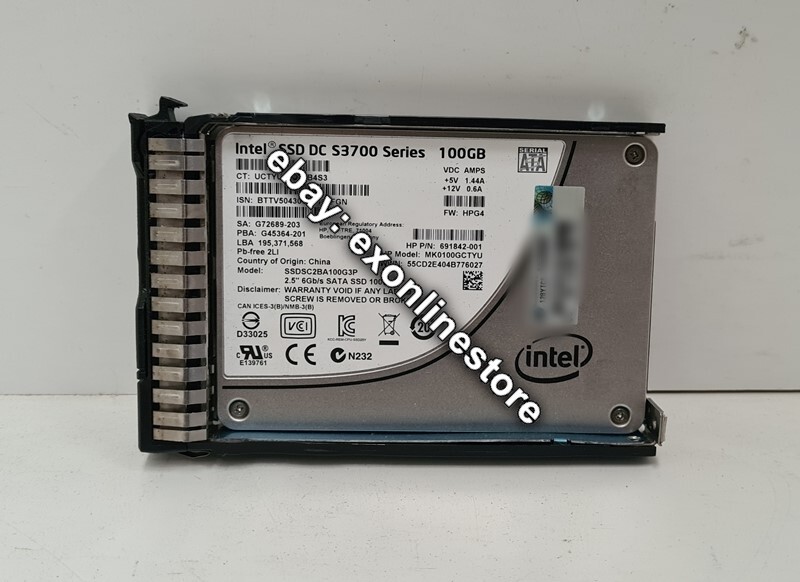 691862-B21 - 100GB 6G SATA ME 2.5in SC EM SSD (FRU: 692164-001)