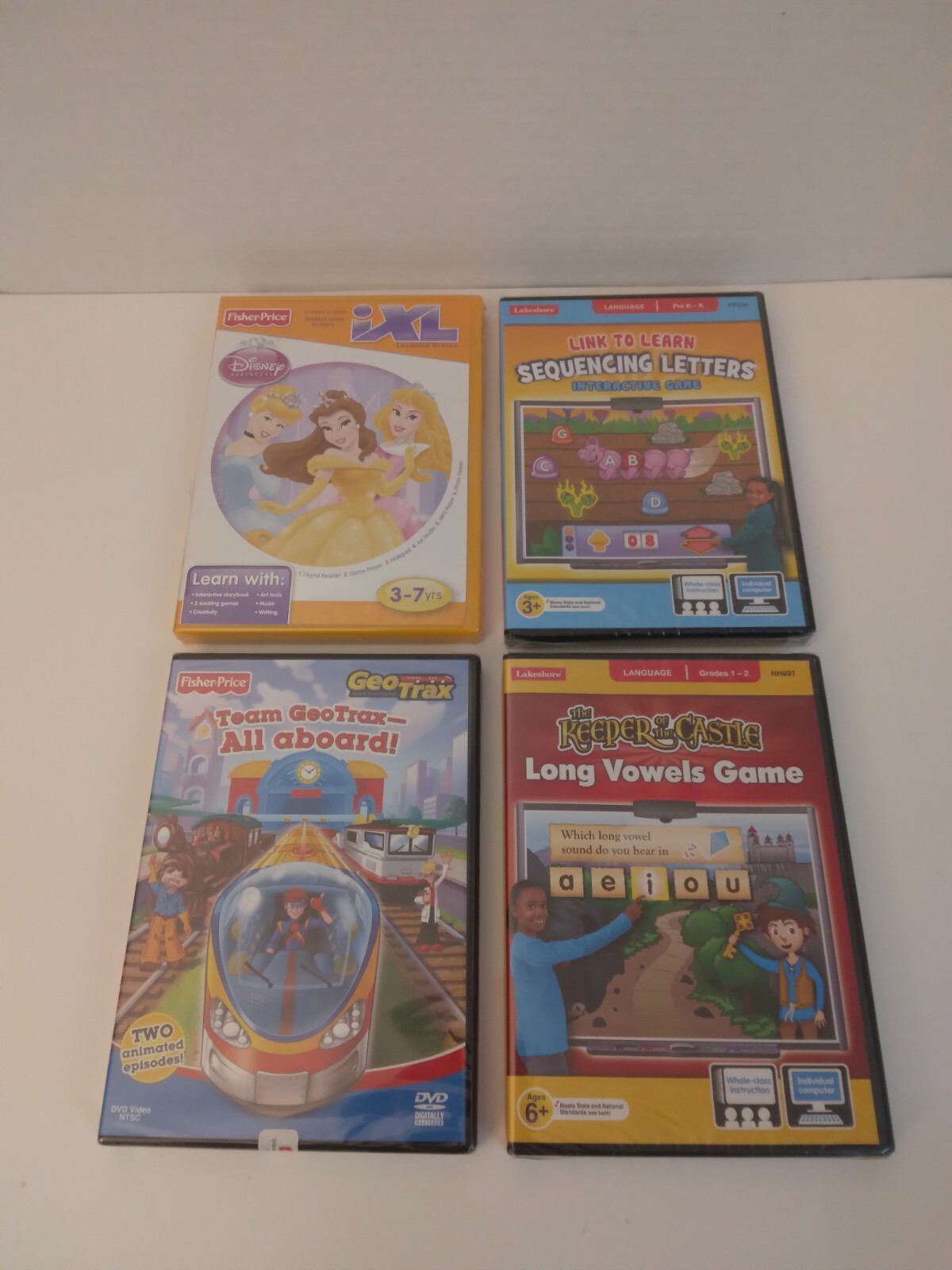 4 CD-ROM, DVDS, PC/ MAC:Lakeshore The Keeper of the Castle Long..../See DESCR 