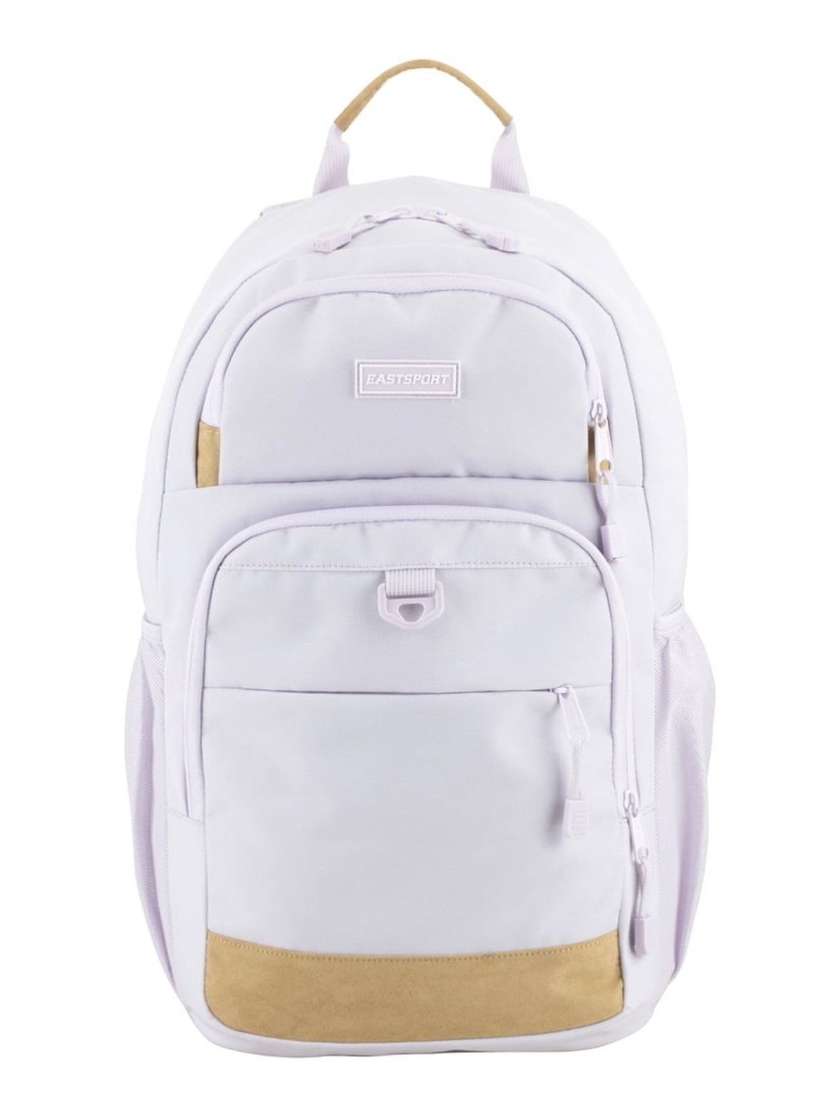 Eastsport Aero Core 19in Backpack Lavender Fog Purple Tan Padded Laptop Bag NWT